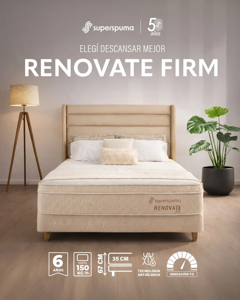 Somier Renovate Firm de Super Spuma